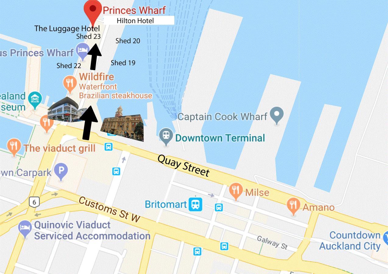 Princes Wharf Boutique Apartments Окленд Экстерьер фото